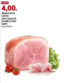 Basko Prosciutto cotto cuore d'oro offerta