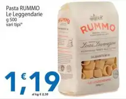 Sidis Pasta Rummo Le Leggendarie offerta