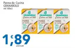 Sidis Panna da Cucina Granarolo offerta