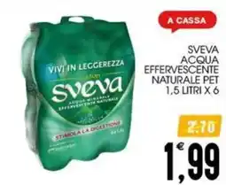 SpesAmica Sveva acqua effervescente naturale offerta