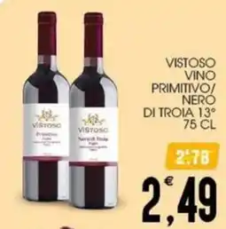 SpesAmica Vistoso Primitivo Nero di Troia offerta