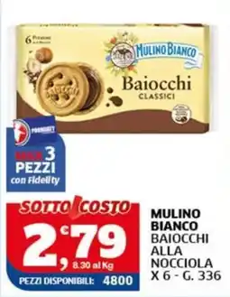 Ok Sigma Mulino Bianco Baiocchi alla nocciola offerta