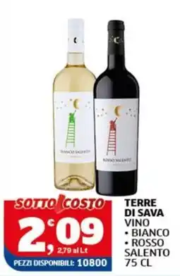Ok Sigma Terre di Sava Vino Bianco e Rosso Salento offerta