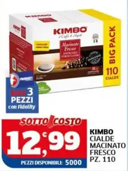 Ok Sigma Kimbo cialde macinato fresco offerta