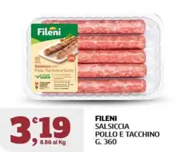 Ok Sigma Fileni Salsiccia Pollo e Tacchino offerta