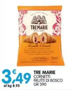 Le Delizie del Sud Tre Marie Cornetti Frutti di Bosco offerta