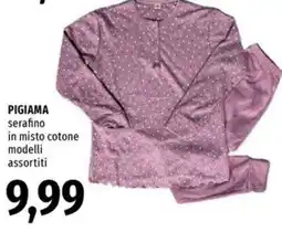Famila Pigiama serafino offerta