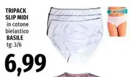 Famila Slip midi basile offerta