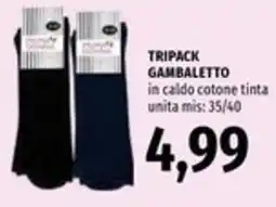 Famila Gamballetto in caldo cotone tinta offerta