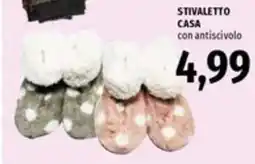 Famila Stivaletto casa con antiscivolo offerta