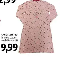 Famila Canotta letto offerta