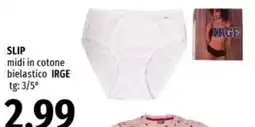 Famila Slip midi in cotone bielastico IRGE offerta