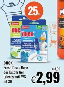 Famila Duck Fresh Discs Base per Dischi Gel Igienizzanti WC offerta