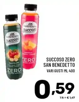 Il Centesimo Succoso zero San Benedetto offerta