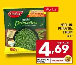 Il Centesimo Pisellini Primavera Findus offerta