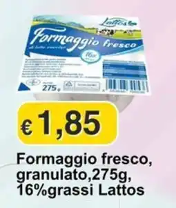 Mix Markt Formaggio fresco, granulato, Lattos offerta