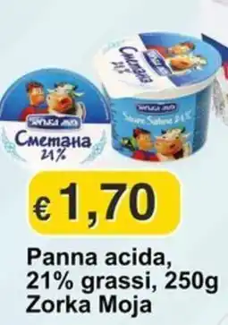 Mix Markt Panna acida Zorka Moja offerta