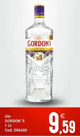 Centro Cash Gin GORDON'S offerta