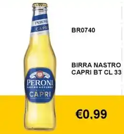 Italy Cash and Carry Peroni Nastro Azzurro Style Capri offerta