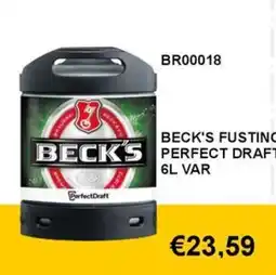 Italy Cash and Carry Beck's Fusting Perfect Draft offerta