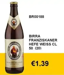 Italy Cash and Carry Birra Franziskaner Hefe Weiss offerta