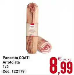 Centro Cash Pancetta COATI Arrotolata offerta