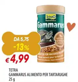 Galassia Tetra Gammarus alimento per tartarughe offerta