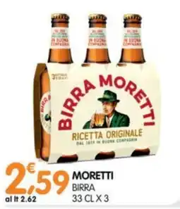 Le Delizie del Sud Birra Moretti offerta