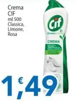 Sidis Crema CIF offerta