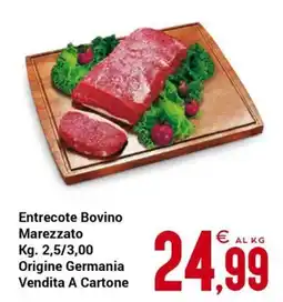 Centro Cash Entrecote Bovino Marezzato offerta