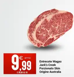 Centro Cash Entrecote Wagyu Jack's Creek offerta