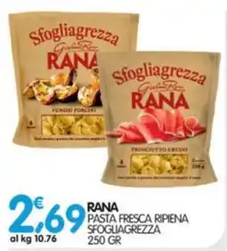 Le Delizie del Sud Pasta fresca ripiena sfogliagrezza Rana offerta