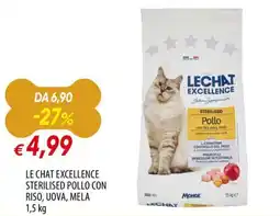 Galassia Le Chat Excellence Sterilised Pollo con Riso, Uova, Mela offerta