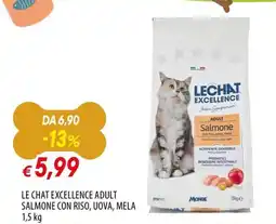 Galassia Le Chat Excellence Adult Salmone con Riso, Uova, Mela offerta