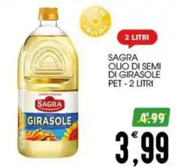 SpesAmica Sagra olio di semi di girasole offerta