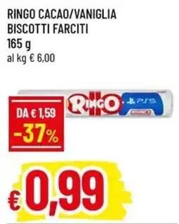 Galassia superstore Ringo biscotti farciti offerta