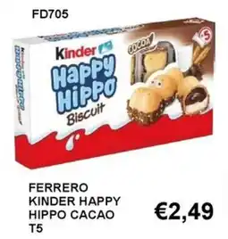 Italy Cash and Carry Ferrero Kinder Happy Hippo Cacao offerta