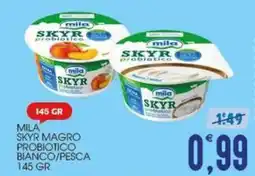 SpesAmica Mila Skyr Magro Probiotico Bianco/Pesca offerta