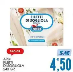 SpesAmica Filetti di sogliola Arbi offerta