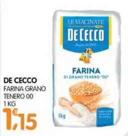 Le Delizie del Sud De Cecco farina grano tenero 00 offerta