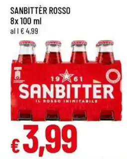 Galassia superstore Sanbitter rosso offerta