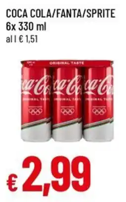 Galassia superstore Coca Cola/Fanta/Sprite offerta