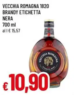 Galassia superstore Vecchia Romagna brandy etichetta nera offerta
