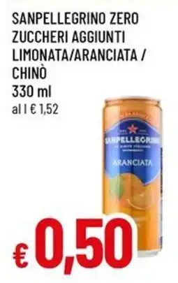 Galassia superstore Sanpellegrino zero limonata/aranciata/chinò offerta