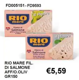 Italy Cash and Carry Rio mare fil. di salmone aff/o.oliv offerta