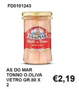 Italy Cash and Carry As do Mar filetti di tonno all'olio di oliva offerta