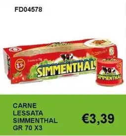 Italy Cash and Carry Carne lessata Simmenthal offerta
