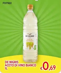 Italy Cash and Carry De Nigris aceto di vino bianco offerta