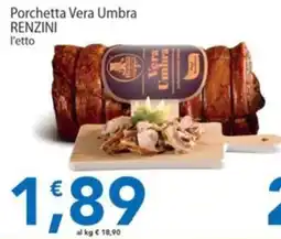 Sidis Porchetta Vera Umbra Renzini offerta