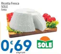 Sidis Ricotta Fresca SOLE offerta